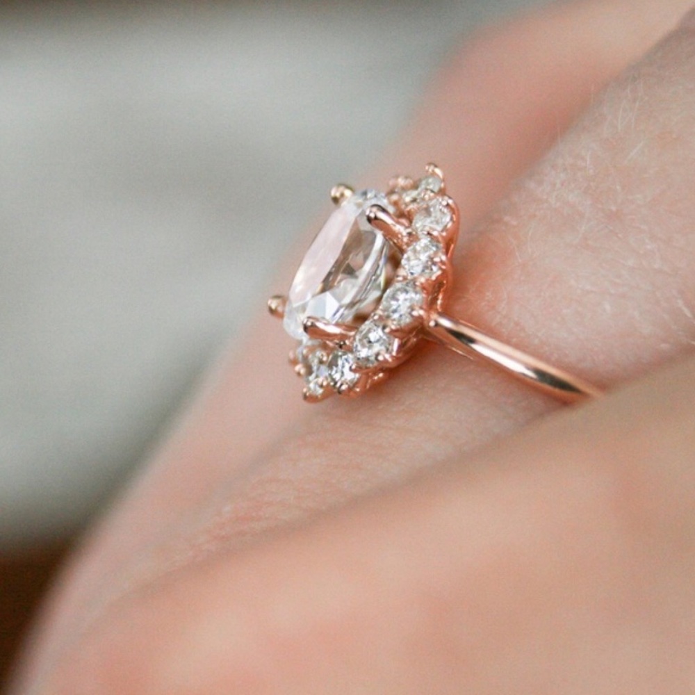 HotRose Gold plated ring - Picture 5 of 8